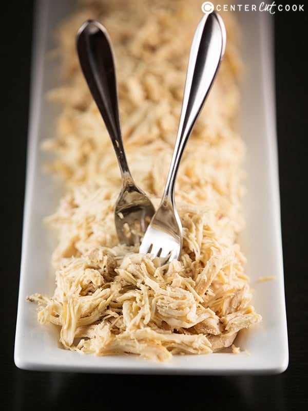 Easy slow cooker shredded chicken 4