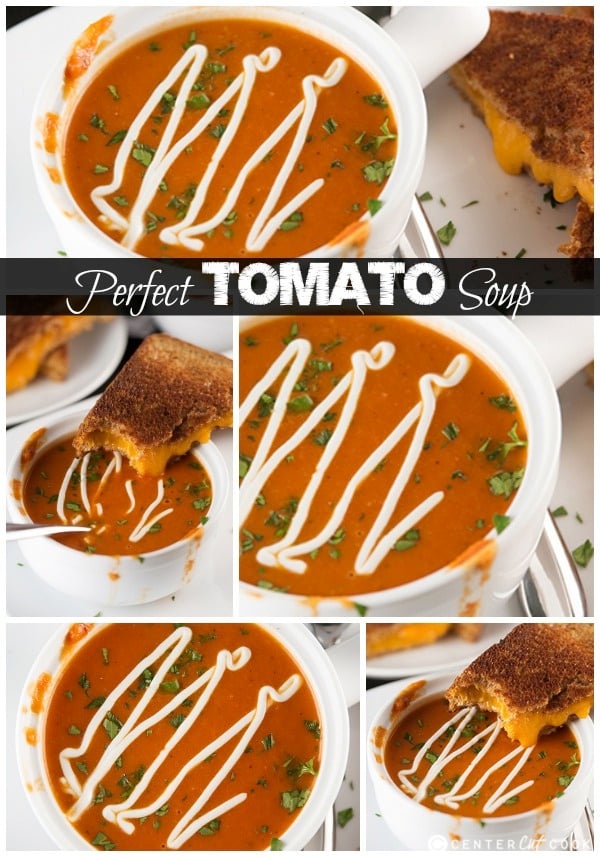 Tomato soup collage