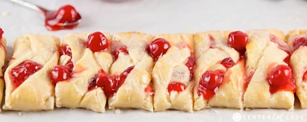 Easy braided cheese danish