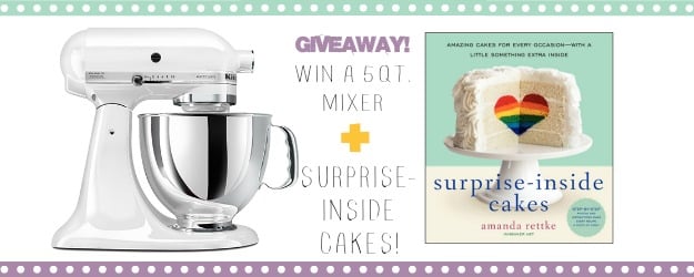 Kitchen aid mixer giveaway top