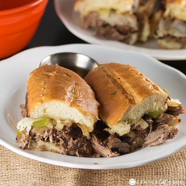 Slow cooker french dip sandwiches 5