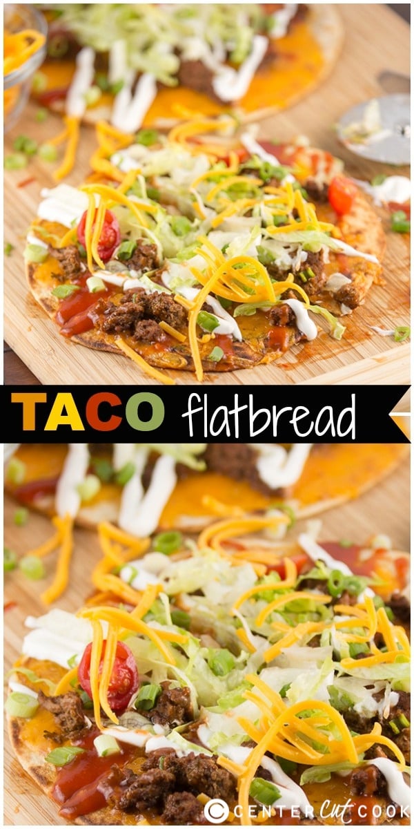 Taco flatbread pizza 8