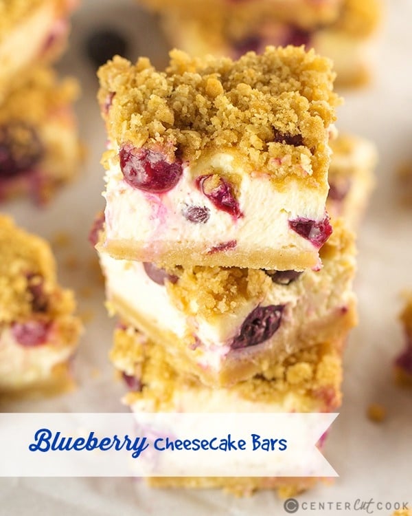 Blueberry cheesecake bars 6