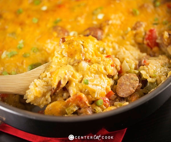 Cheesy chicken and rice casserole 4