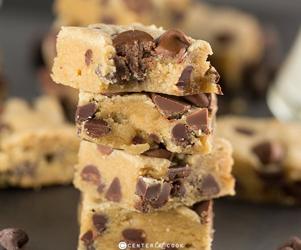 Chocolate chip cookie bars 4