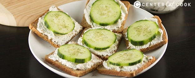 Cucumber sandwiches