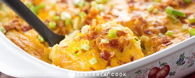 Loaded baked potato casserole