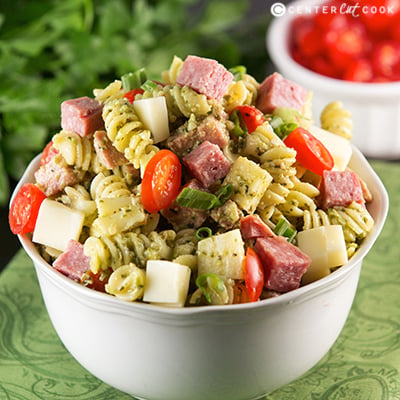 Pesto pasta salad 2