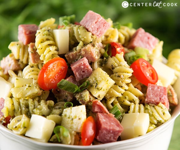 Pesto pasta salad 3