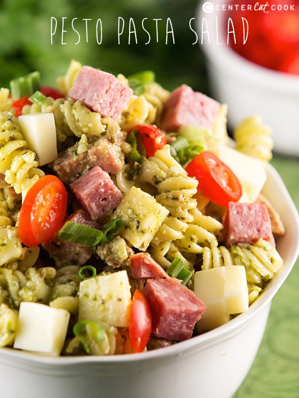 Pesto pasta salad 4