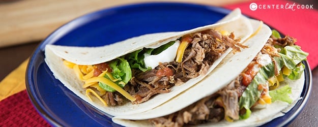 Slow cooker beef tacos