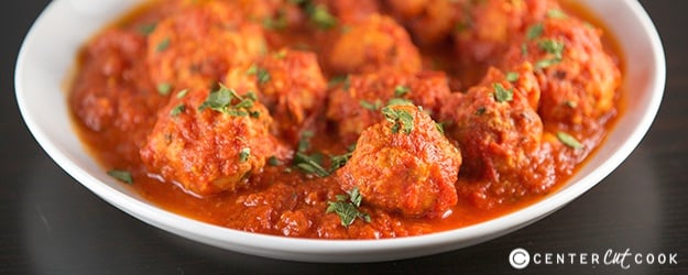 Slow cooker turkey meatballs