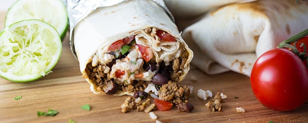 Beef and Bean Burritos Recipe