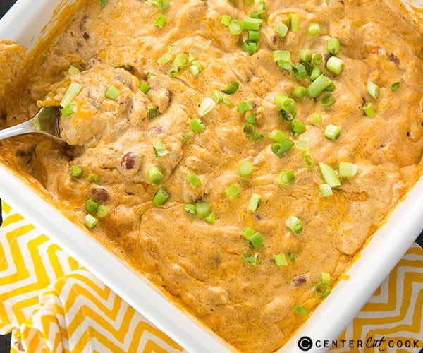 Cheesy bean dip 4