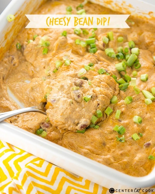 Cheesy bean dip 6