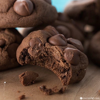 Double chocolate chip pudding cookies 2