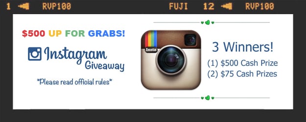 Instagram giveaway