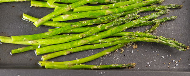 Roasted asparagus