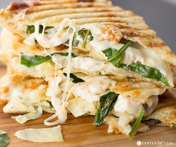 Spinach and artichoke panini 10