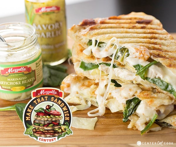 Spinach and artichoke panini 9