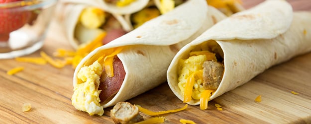 Breakfast burritos