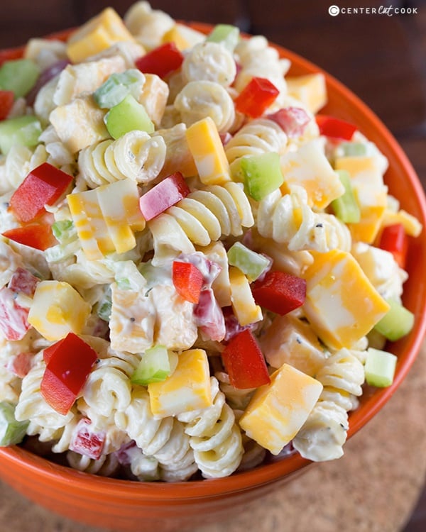 Cheddar pasta salad 3