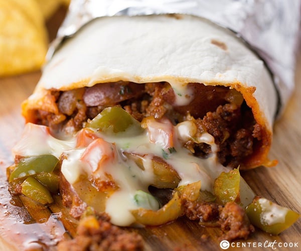 Chorizo, Potato, and Queso Burritos Recipe