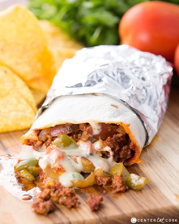 Chorizo potato queso burritos 4