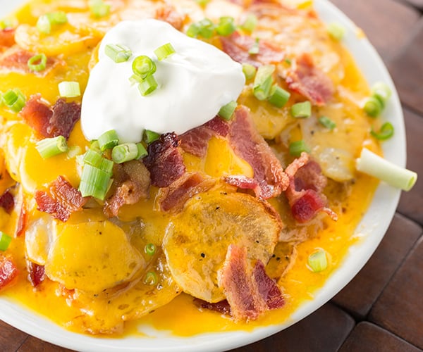 Loaded potato nachos 3