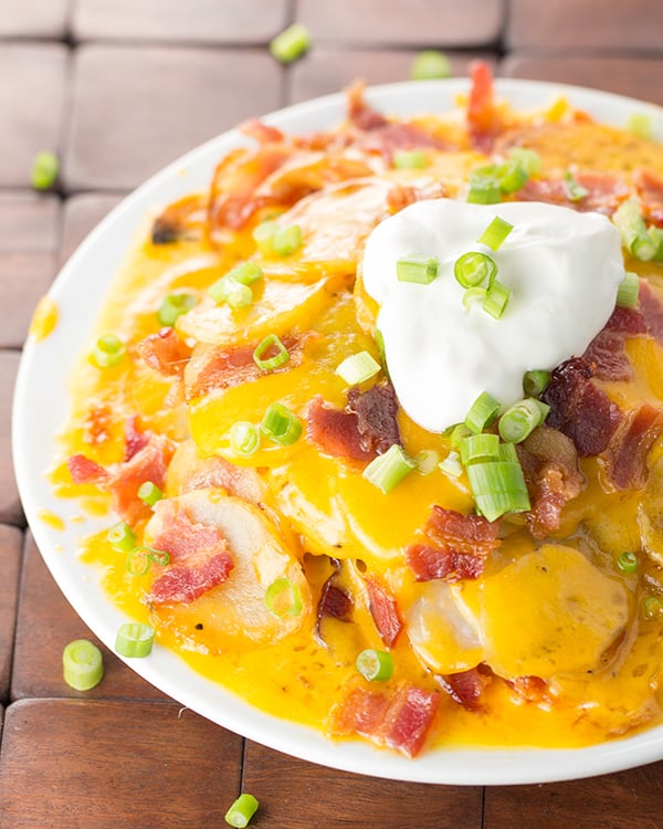 Loaded potato nachos 4