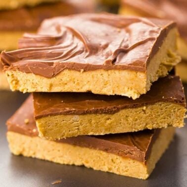 no-bake lunch lady peanut butter bars recipe