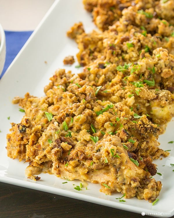 Slow cooker cheesy chicken and stuffing 3