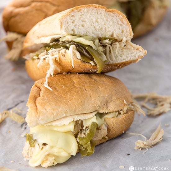 Slow cooker chicken philly sandwiches 2