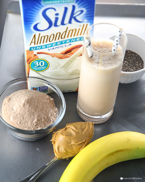 Chocolate peanut butter smoothie 3