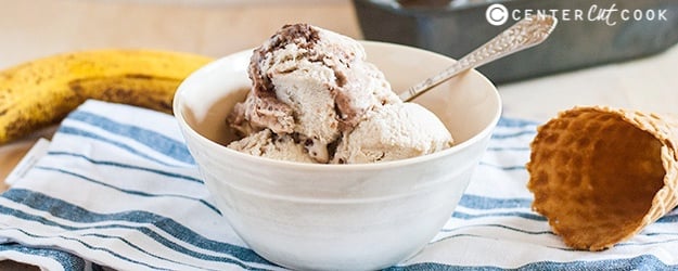 Banana nutella ice cream