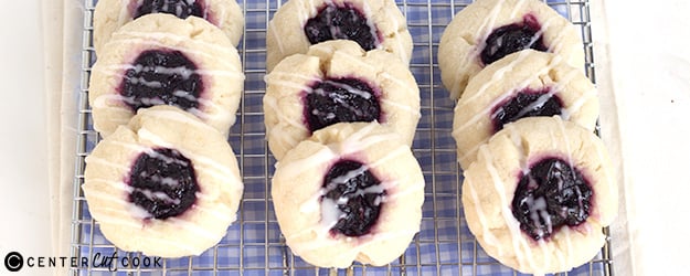 blueberry lemon thumbprint cookies 1