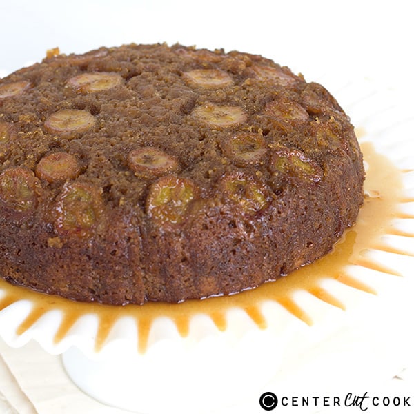 Banana Upside Down Skillet Cake Recipe
