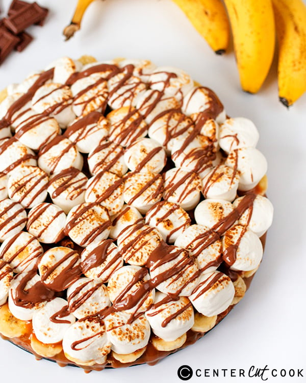 banoffee smores pizza 3