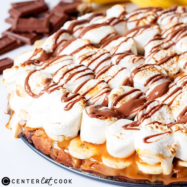 banoffee smores pizza 5