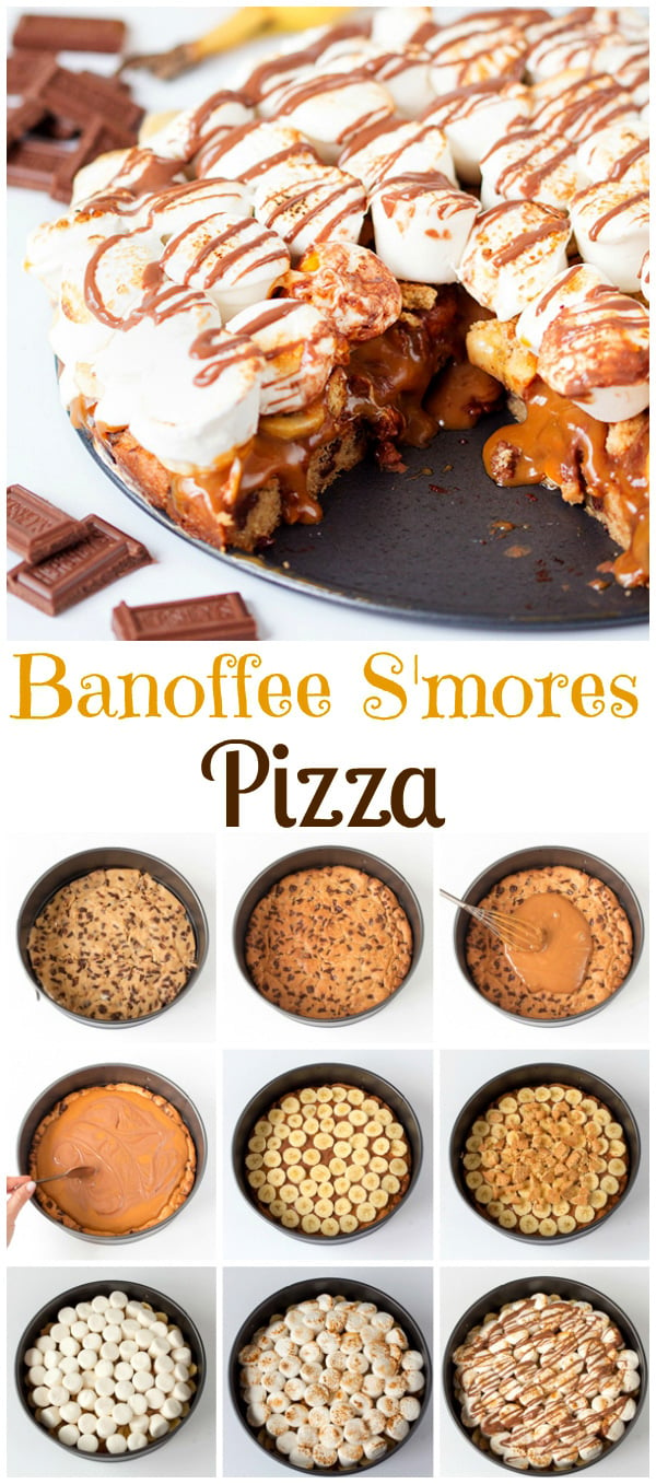 banoffee smores pizza pin