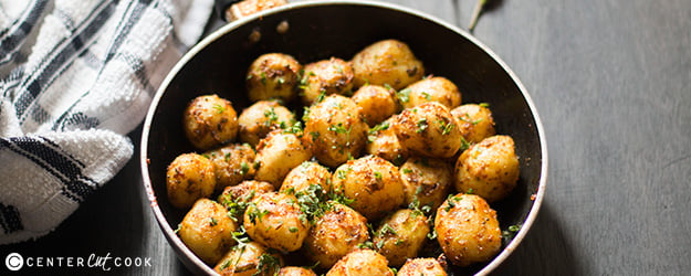 Cumin Crusted Baby Potatoes