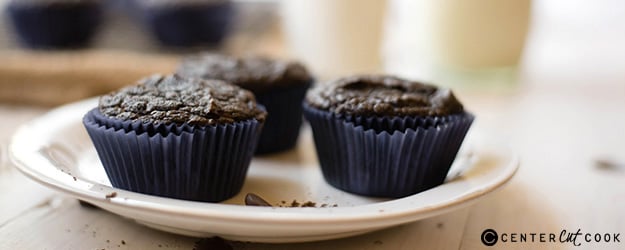 gluten free double chocolate muffins 1