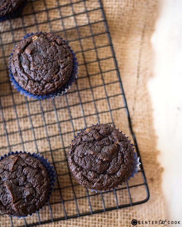 gluten free double chocolate muffins 3