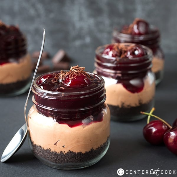 no bake chocolate cherry cheesecake 5