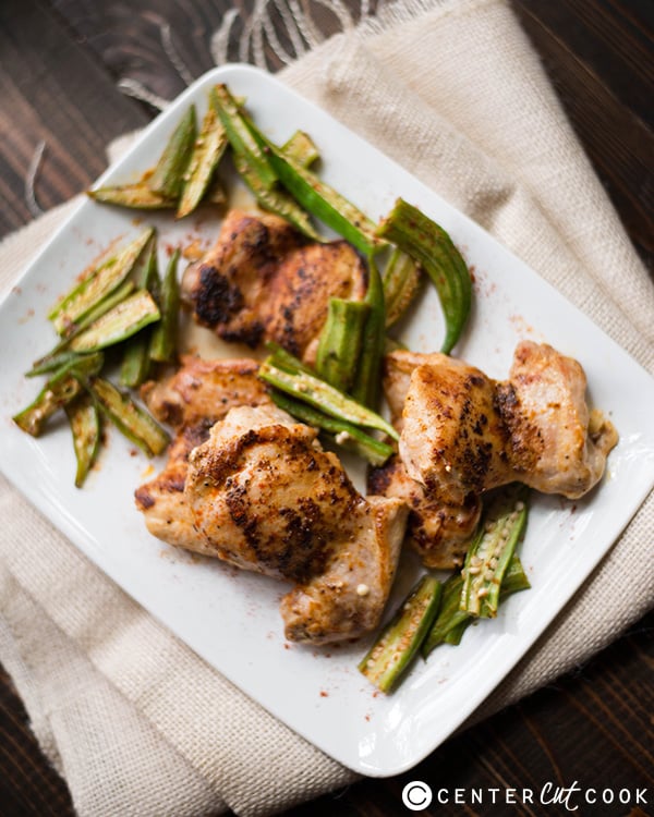 roasted chicken okra 3