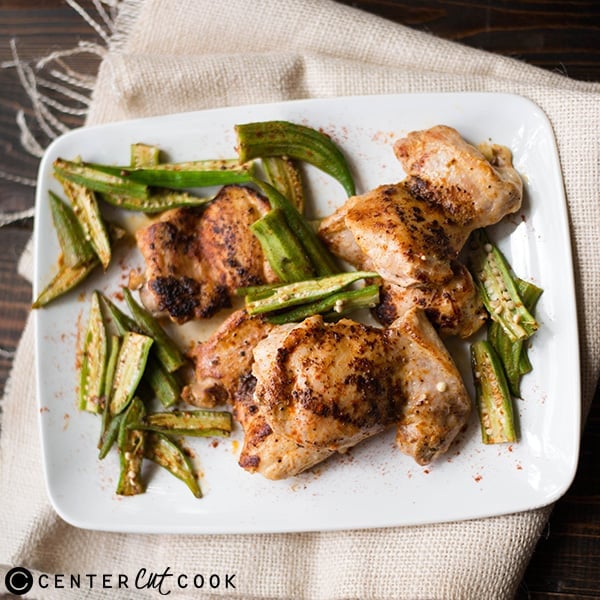 roasted chicken okra 4