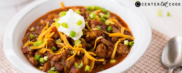 slow cooker chili with beans 1