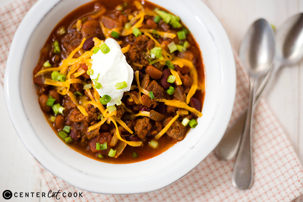 slow cooker chili with beans 3