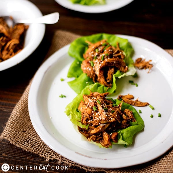 slow cooker sesame chicken wraps 4