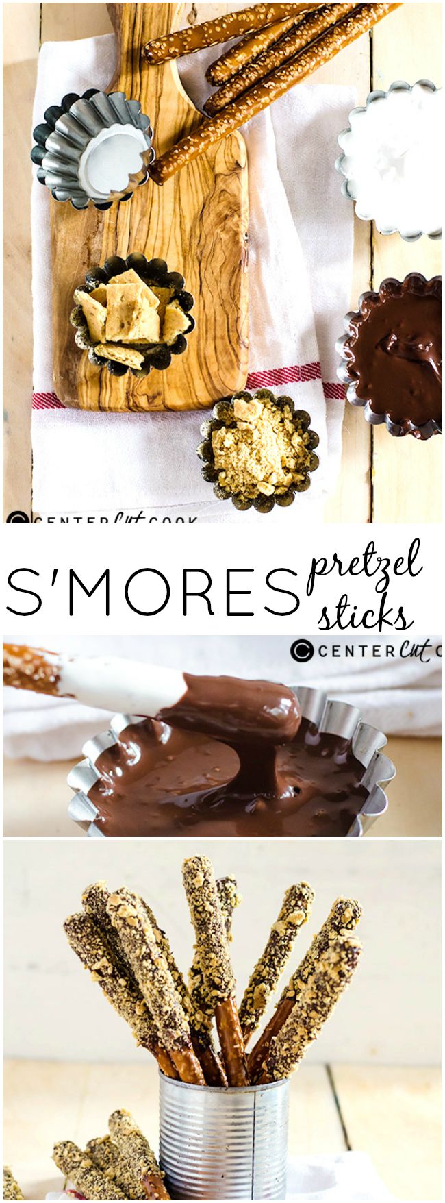 smores pretzel sticks pin